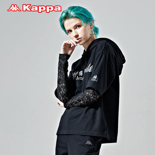 卡帕Kappa女装针织套头帽衫春季-K0962MT02D