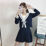 白香堇正统JK制服裙女校班服学院风套装日系短袖水手服软妹服班服