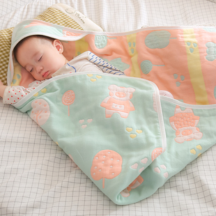 初生婴儿抱被产房包单新生儿，包被春秋纯棉，纱布夏季薄款宝宝包裹被