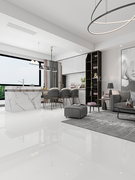 室内灰色通体大理石，地砖800x800客厅卧室，简约现代地板砖亮光瓷砖