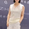3005女权贵族夏季韩版修身显瘦胖MM大码女常规款砍袖蕾丝背心