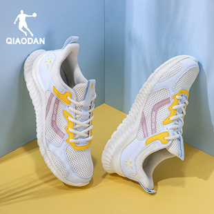 中国乔丹跑步鞋女2024夏季网面透气运动鞋软底轻便女士慢跑鞋