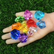 塑料亚克力水晶透明彩色不规则仿真冰块宝石孩子儿童奖励玩具
