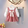 童装女童秋装套装婴儿童女宝宝长袖两件套0 1岁2韩版洋气小孩衣服
