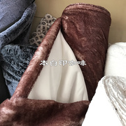 仿獭兔毛仿动物毛人造毛仿皮草，服装面料玩具玩偶手工diy毛绒布料