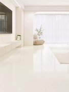 素色亮面奶白微水泥，瓷砖客厅地板砖800x800现代简约卫生间墙面砖