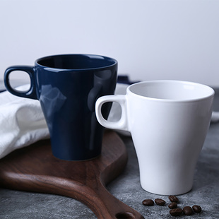宜家法格里克马克杯带盖子，勺子咖啡情侣陶瓷，杯子早餐牛奶水杯耐热