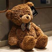 正版泰迪熊公仔抱抱熊睡觉抱毛绒玩具小熊玩偶娃娃生日送女友
