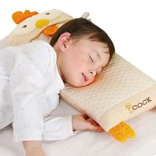 双漫彩棉儿童枕头加长婴儿偏头定型枕头幼儿枕头枕芯宝宝儿童用枕