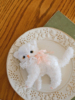 骨架版小白猫原创甜美猫咪手工黏胶关节玩偶小布Blythe抱偶材料包