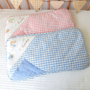 儿童苎麻枕头新生婴儿定型枕夏季幼儿园，宝宝加长款四季通用透气枕