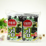 韩国进口零售品海牌海飘芥末番茄，烤海苔即食烤紫菜2g*8包袋