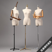 服装模特道具韩版女半身包布复古模特架全身人台假人体橱窗展示架