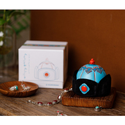 草原的礼物内蒙古礼物蒙古族，四耳帽首饰盒创意，伴手礼送女友送闺蜜