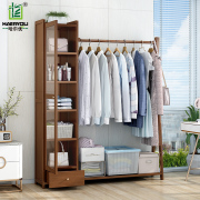 挂衣架落地卧室现代简约晾衣收纳置物架子多层家用多功能简易衣柜