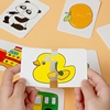 儿童早教拼图宝宝智力，启蒙卡片幼儿，1-2-3岁4男孩女孩益智玩具认知