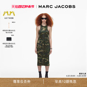 MARC JACOBS CAMO DRESS MJ 棉质迷彩背心式修身连衣裙