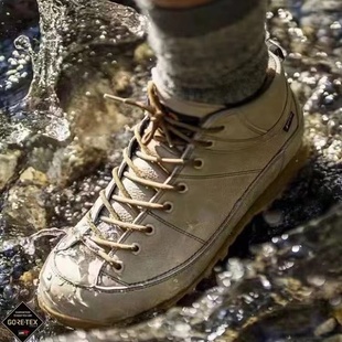 摩纳哥情侣款户外鞋登山鞋，徒步鞋360度gtx防水防滑黄金v底运动鞋
