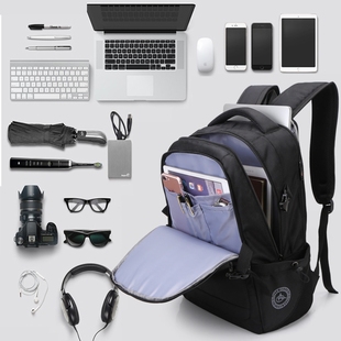15.6英寸适用联想笔记本电脑双肩背包男女学生书包旅行背包大容量