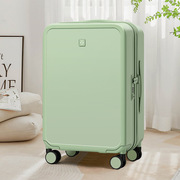 高档高颜值宽拉杆行李箱pc大容量铝框拉杆箱20寸登机箱万向轮旅行