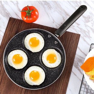 煎鸡蛋锅蛋饺模具，不粘锅小煎锅四孔平底锅家用荷包蛋早餐煎蛋神器