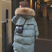 年冬季棉服女中长款棉衣宽松棉袄韩版大码外套