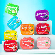 luckykiss无糖薄荷糖40粒装强劲清凉随身口香，糖果网红清新香体糖