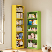 儿童书架置物架大容量玩具收纳架家用落地多层彩色，绘本书柜储物柜