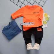 童装0-1-2--4岁婴儿衣服，套装春装男宝宝春秋款，男童版潮装