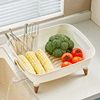 日式沥水碗架碗碟滴水，架塑料角架厨房厨具，排水碗盆收纳置物架碗盘