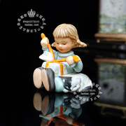 礼物德国hummel喜姆娃娃2002年陶瓷娃娃，装饰摆件如诗童年多款