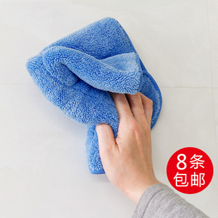 日本厨房加厚抹布百洁布吸水不掉毛不沾油洗碗擦桌布擦玻璃清洁布