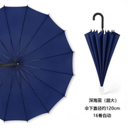 好看特别的伞长柄彩虹防水套雨伞男士大号16骨长柄伞自动加大双人