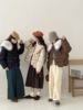 韩版大貉子毛领羽绒服女短款2023冬翻领加厚小个子，面包服外套
