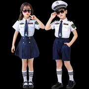 新年男童小海军水手衣服，幼儿毕业照服装女童，舰长角色扮演小小水兵