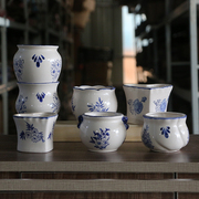 中国风系列陶罐花盆桌面盆栽，陶瓷花盆阳台，花盆绿植小花盆