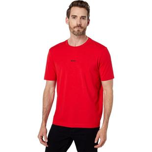 Boss 202254766339男式T恤美国时尚亮红色圆领短袖