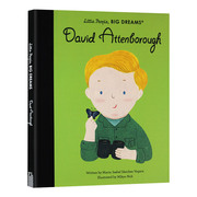 英文原版 精装 Little People  Big Dreams David Attenborough 小男孩大梦想 大卫爱登堡 英文版儿童全英语书