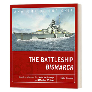 解析战舰系列俾斯麦号战列舰精装，thebattleshipbismarck英文原版历史读物进口英语书籍