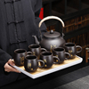 紫砂原矿提梁壶防烫茶具套装家用大号容量泡，茶壶过滤客厅茶盘茶杯