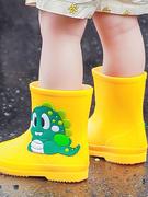 儿童雨鞋可爱雨鞋防水防滑雨靴幼儿胶鞋宝宝水鞋2-7岁卡通套鞋