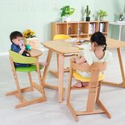 宝宝餐椅婴儿吃饭餐桌椅实木质儿童成长椅家用学习座椅幼儿大童
