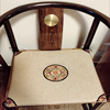 红木沙发坐垫中式椅子餐椅垫，凳垫古风将军凳方形四季