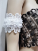 2024年欧美蕾丝手臂带臂环手工玫瑰花臂饰婚纱礼服配饰品女
