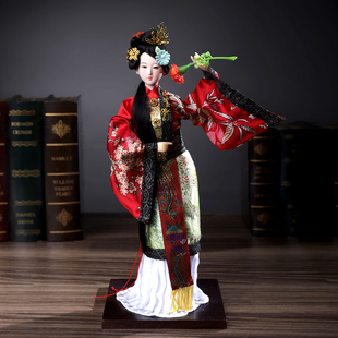 创意中国人偶娃娃红楼梦，十二金钗摆件工艺品家居玩偶摆设