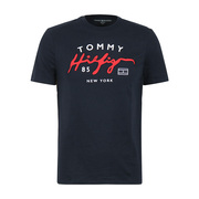 Tommy Hilfiger/汤米希尔费格男短袖t恤夏季圆领纯棉半袖打底