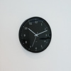Crystal Nord纯黑静音挂钟创意现代简约北欧客厅艺术卧室时钟