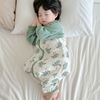 春夏男童睡袋夏季双层棉纱薄款分腿婴儿儿童连体睡衣宝宝防踢被