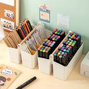 笔筒彩笔彩铅笔儿童画笔，水彩笔桌面收纳盒，蜡笔马克笔学生文具