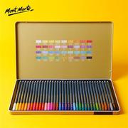 蒙玛特(Mont Marte) 彩色铅笔36色铁盒装 水溶性 绘画彩铅72色礼